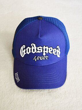Godspeed 4ever Blue Trucker Cap